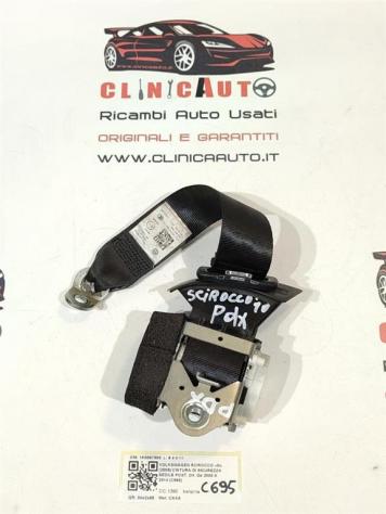 CINTURA DI SICUREZZA POSTERIORE DX VOLKSWAGEN Scirocco Serie (137) 1K8857806 CAXA (0814) - Foto 2
