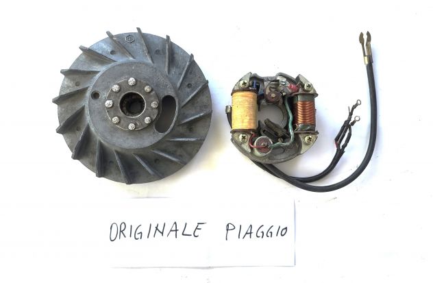 VOLANO COMPLETO ORIGINALE VESPA 50 N – R – SPECIAL