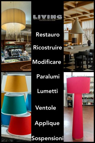 Lampade moderne a parete e paralumi da restaurare e modificare - Foto 2