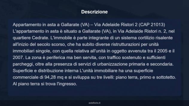Immobile in asta di 94 m² in vendita a Gallarate - Foto 11