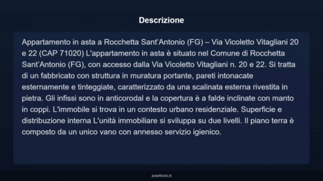 Immobile in asta di 45 m² in vendita a Rocchetta Sant'Antonio - Foto 17
