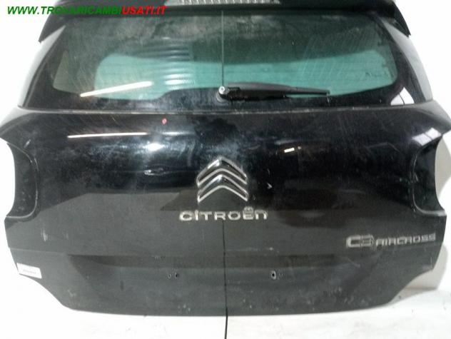 PORTELLO POST. NERO MET. STEMMA NERA (NO SERRATURA) 999-U1309906 Carrozzeria  Lamierati esterni  Portello  Portello post. CITROEN - C3 AIRCROSS - 2017