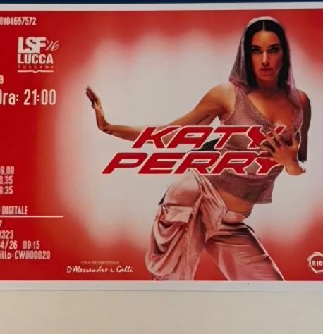 2 Biglietti Katy Perry Lucca