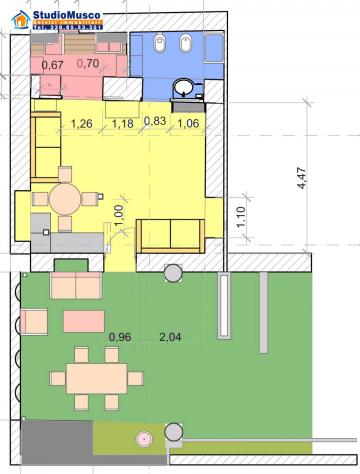 StudioMusco vende a Via Vanassina appartamentino soppalcato con ampio esterno vivibile. - Foto 20