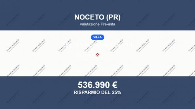Immobile in asta di 435 m² con più di 5 locali e box auto in vendita a Noceto