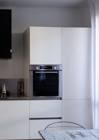 Cucina modulnova bianca con top in acciao 230x310 - Foto 3