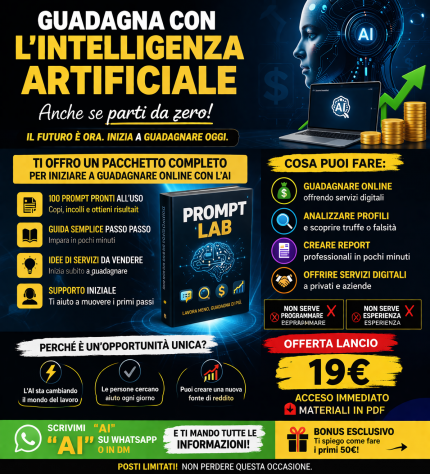 Guadagna con intelligenza artificiale
