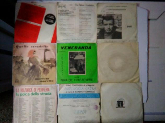 12 dischi culturali a 45 giri da 7 pollici - ENZO BIAGI E S ZAMPA - Foto 9