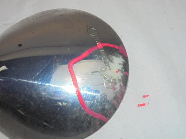 SPECCHIO MOTO GUZZI NEVADA 750 CLUB (2002) GU03769400 DESTRO RIGHT MIRROR STRISCIATO - Foto 3