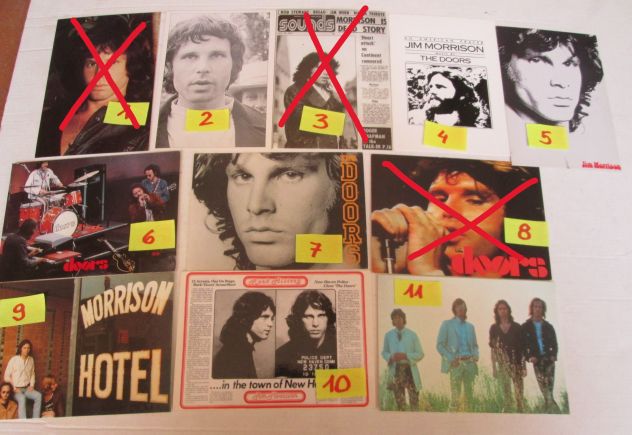 JIM MORRISON-THE DOORS cartoline 10x15 collezione vintage DA SCEGLIERE - Foto 3