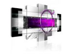 Quadro Cerchiato Viola Cm.100x50 E 200x100 ARREDALACASA