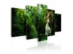 Quadro Ragazza Nel Verde Cm. 100x50 E 200x100 ARREDALACASA Persa Tra Il Verde