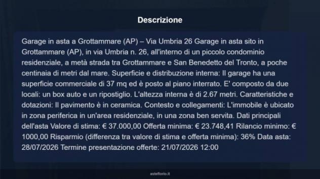 Immobile in asta di 37 m² in vendita a Grottammare - Foto 8