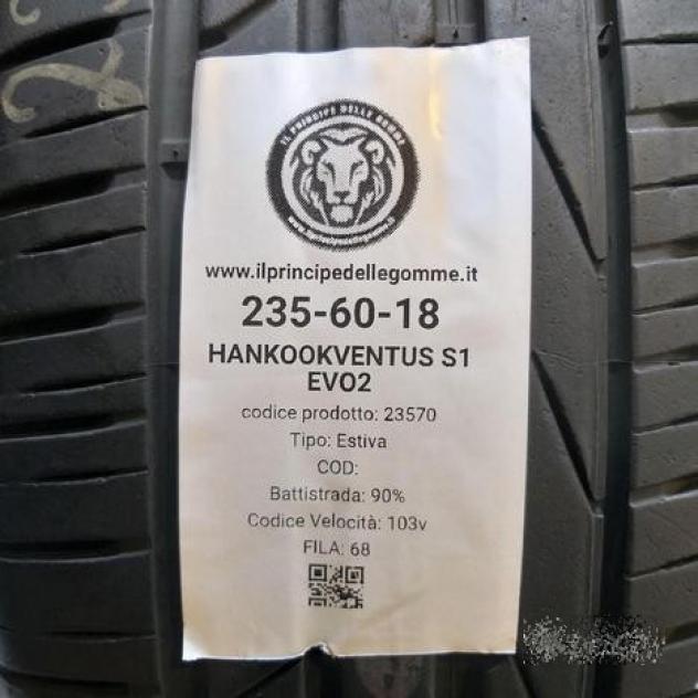 4 gomme 235 60 18 hankook a23570 - Foto 2