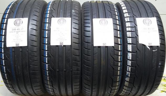4 GOMME 205 45 17 DUNLOP A70521