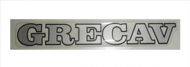 BAF90-0007866 ADESIVO LOGO PORTELLONE POSTERIORE GRIGIO GRECAV EKE LM4