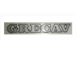BAF90-0007866 ADESIVO LOGO PORTELLONE POSTERIORE GRIGIO  GRECAV  EKE LM4