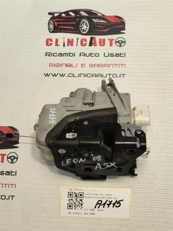 SERRATURA ANTERIORE SINISTRA SEAT Leon 2° Serie 1P1837015 (0509)