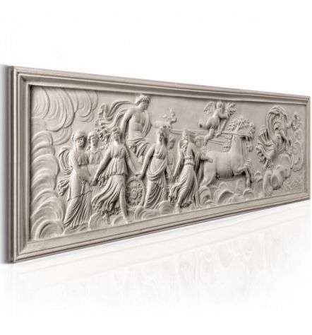 Quadro Statuario Con Uomini E Cavalli - ARREDALACASA
