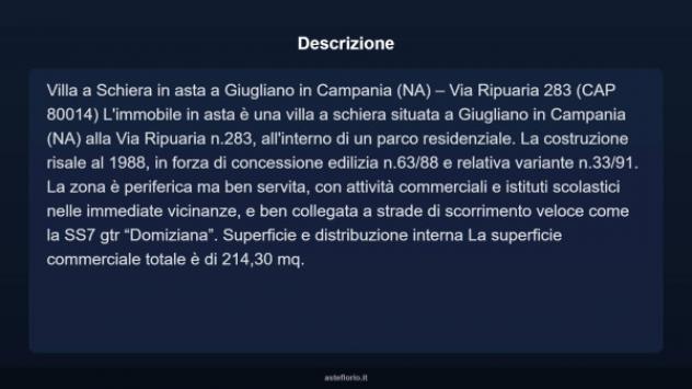 Immobile in asta di 214 m² con più di 5 locali e box auto in vendita a Giugliano in Campania - Foto 4