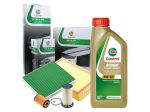 Kit Tagliando Castrol Audi A3 2.0 TDI 4 Filtri + 5lt Olio 5W40 Turbo Diesel
