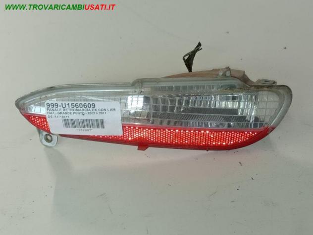 FANALE RETROMARCIA DX CON LAMPADINA 999-U1560609 Parti elettriche Fanaleria Fanali Fanale retromarcia ABARTH - GRANDE PUNTO - 2007 2010, ALFA ROM