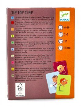 TIP TOP CLAP GIOCO DI MEMORIA DA 6-99 ANNI ED.DJECO COME NUOVO - Foto 4