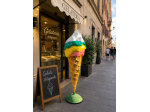 &amp;#127846; INSEGNA GELATO GIGANTE IN VETRORESINA – PEZZO UNICO FATTO A MANO