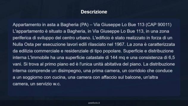 Immobile in asta di 144 m² in vendita a Bagheria - Foto 7