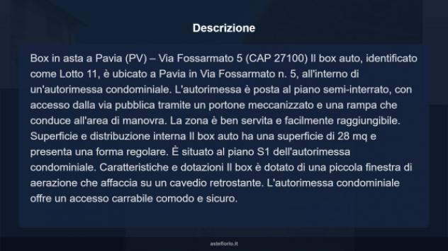 Immobile in asta di 28 m² in vendita a Pavia - Foto 7