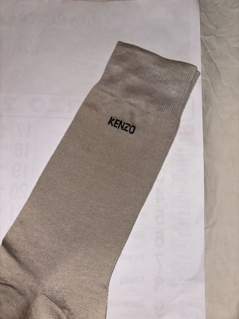 CALZE NUOVE DA UOMO FIRMATE ORIGINALI”KENZO”MADE IN ITALY N’42-44 IN COTONE - Foto 9