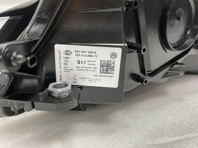 RICAMBI VOLKSWAGEN GOLF 7 2012-2018 KIT AIRBAG CRUSCOTTO - Foto 20