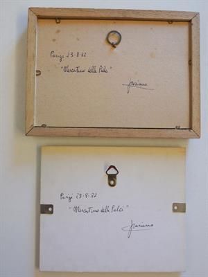 Quadretti (2 pz) dal mercatino delle Pulci di Parigi 1982. - Foto 2