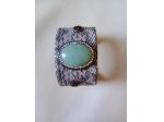 Bracciale donna semi rigido con Pietra in Giada – VINTAGE - certificato