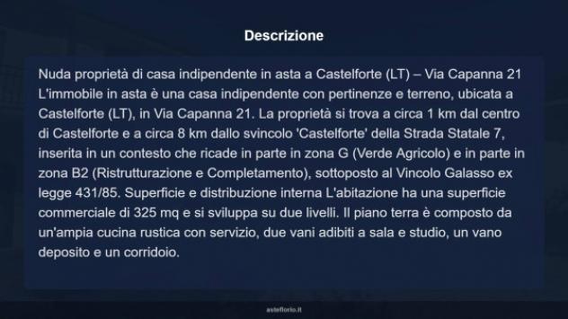 Immobile in asta di 325 m² con più di 5 locali e box auto in vendita a Castelforte - Foto 11