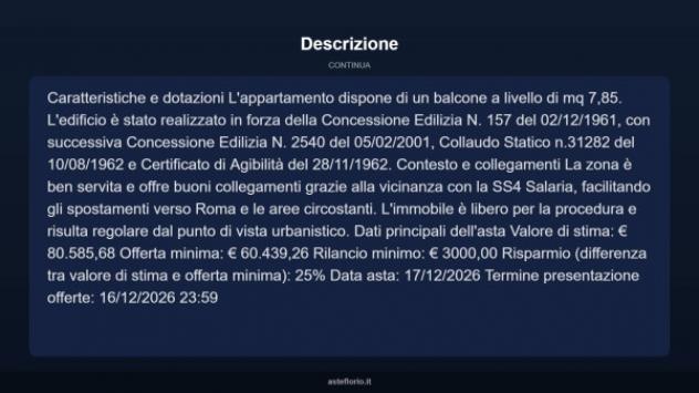 Immobile in asta di 64 m² in vendita a Monterotondo - Foto 13