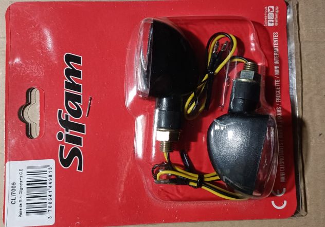 Coppia mini frecce ciclomotore moto Sifam CLI7009 - Foto 3