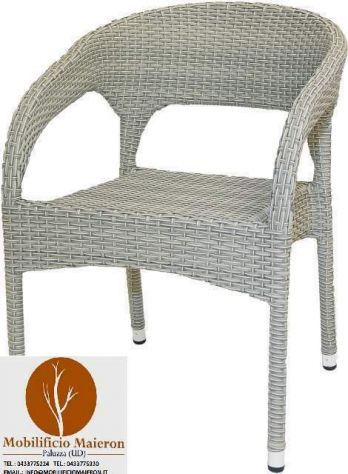 Poltrona ristorante bar per arredo esterno locali cod 8013/X