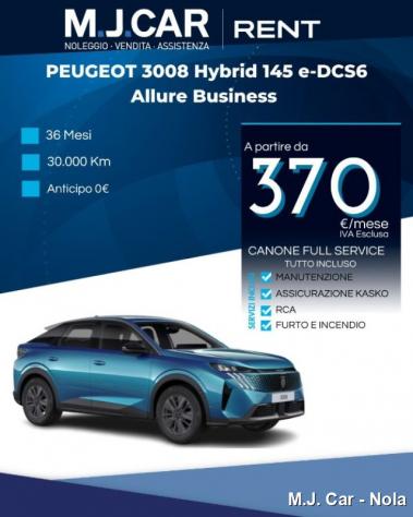 PEUGEOT 3008 Hybrid 145 e-DCS6 Allure Business rif. 23776206