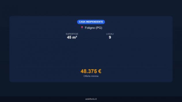 Immobile in asta di 45 m² in vendita a Foligno - Foto 15