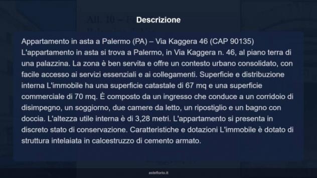 Immobile in asta di 67 m² in vendita a Palermo - Foto 9