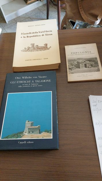 Lotto 3 Libri Toscana Maremma Etruschi Val d'Orcia