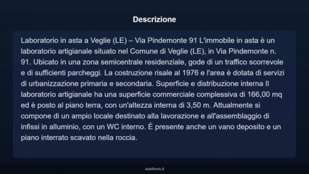 Immobile in asta di 166 m² in vendita a Veglie - Foto 5