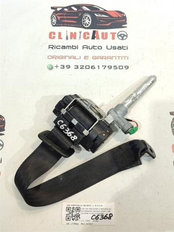 CINTURA DI SICUREZZA POSTERIORE SX VOLVO V50 2° Serie 8639551 6085750L0C D4164T (0712) - Foto 2