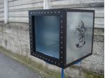 Cubo in Lamiera Con Foro