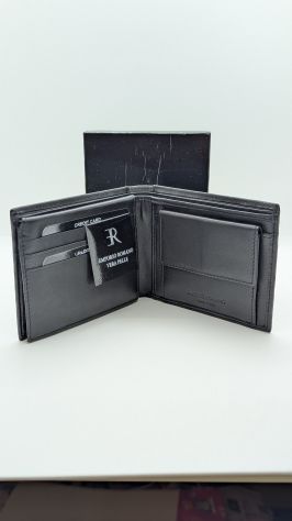 Portafoglio Uomo in vera pelle nero nuovo EMPORIO ROMANO - Foto 4