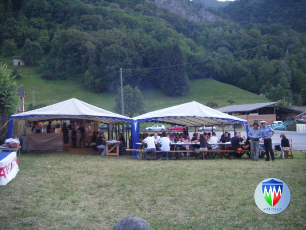 Tendoni per eventi Pubblici Gazebo  7 x 15 x 3,3 mt. pvc ignifugo 550 a Pontida - Foto 8