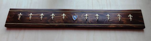 Portacalendari POLIZIA STRADALE Porta Calendario P.S. QUESTURA Metallo Legno Mas - Foto 3