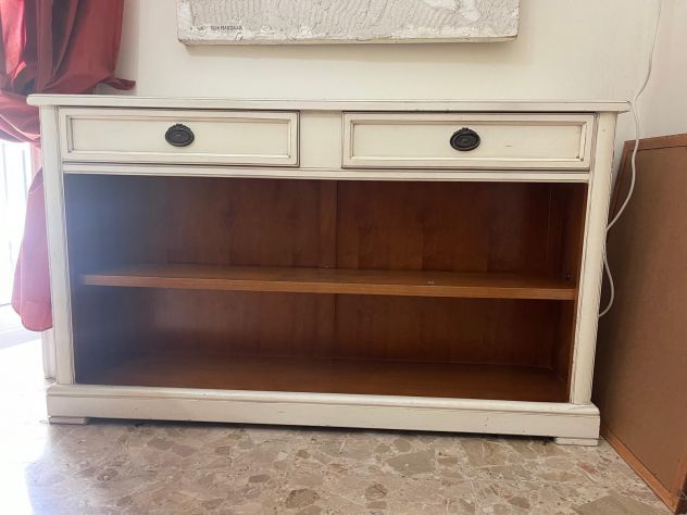 MOBILE RETRODIVANO PIOMBINI IN LEGNO AVORIO E NOCE – ELEGANTE E RAFFINATO - Foto 4