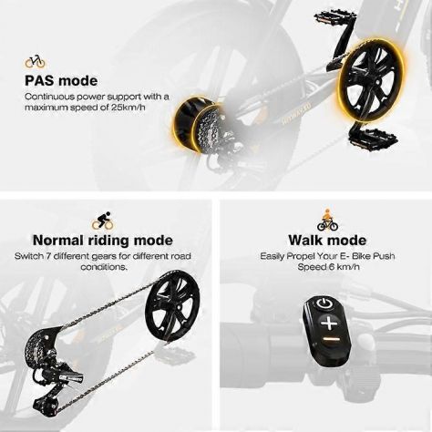 FAT BIKE HITWAY BK29S DOPPIA BATTERIA NUOVO - Foto 2